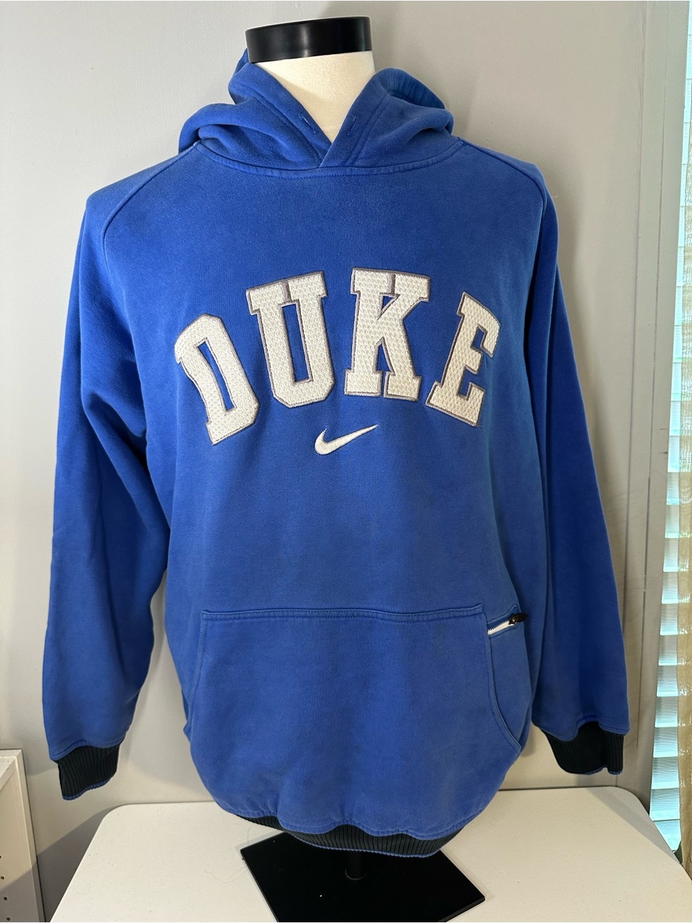 Rare Vintage Nike Elite Duke Blue Devils Basketball Authentic Team Hoodie